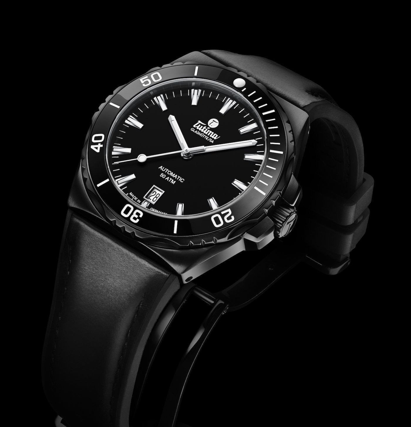 Tutima Glashütte M2 Seven Seas S Black Limited Edition 