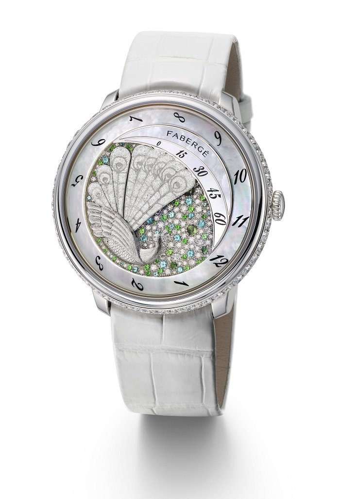 Ladies' High-Mech Watch Prize: Fabergé, Lady Compliquée Peacock