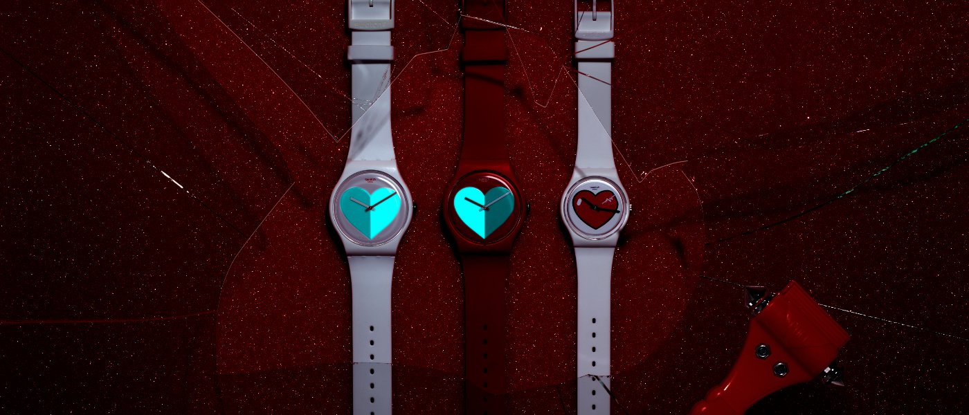 Swatch's new take on Valentine's Day