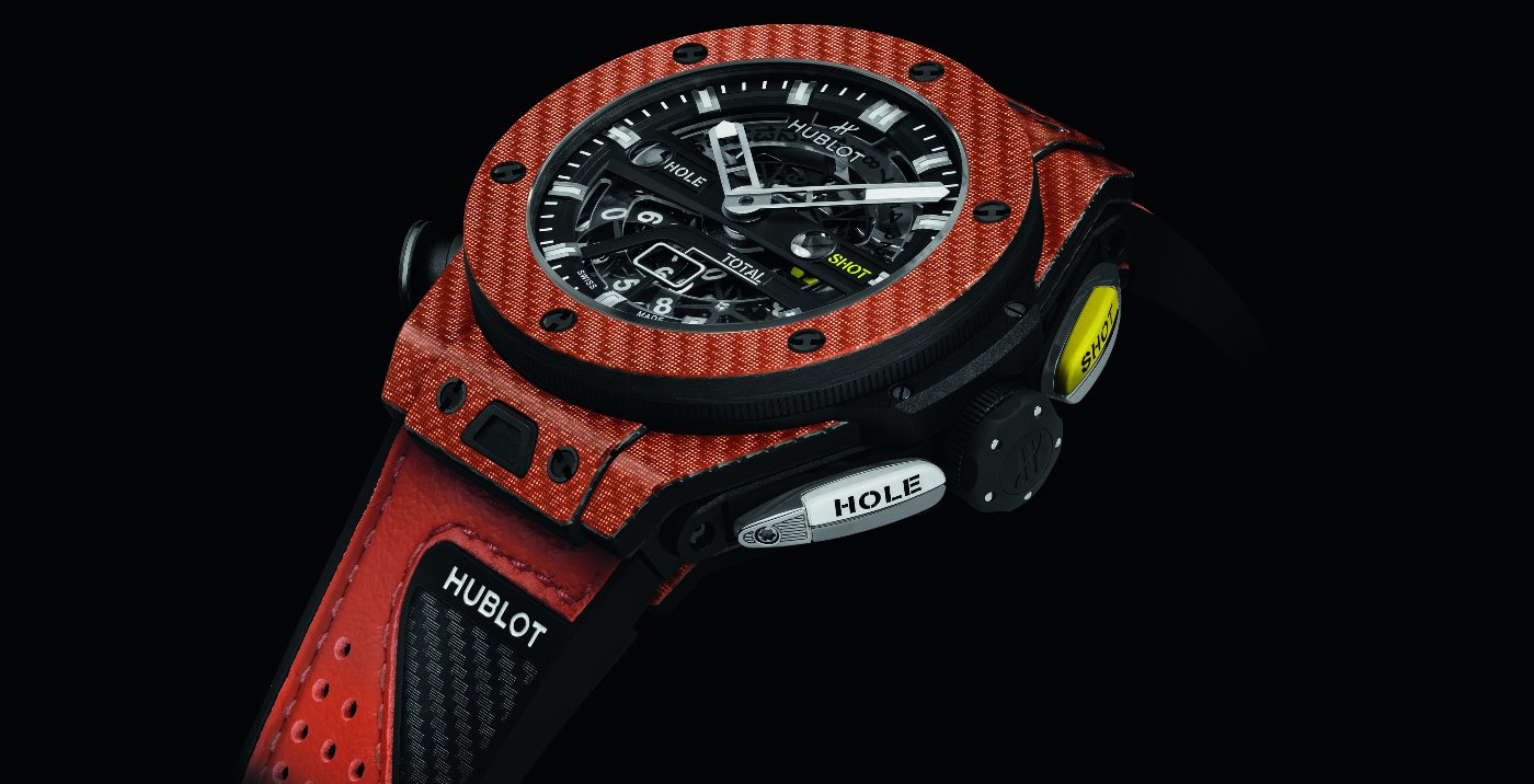 Hublot introduces an Orange Carbon Edition of the Big Bang Unico Golf