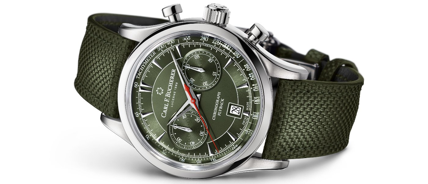 Carl F. Bucherer presents the Manero Flyback Green