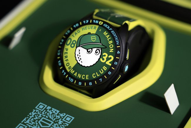 TAG Heuer Connected Calibre E4 45MM x Malbon Golf Edition