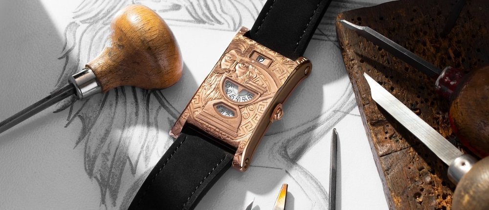 Chronoswiss Neo Digiteur Chronos - time carved in gold