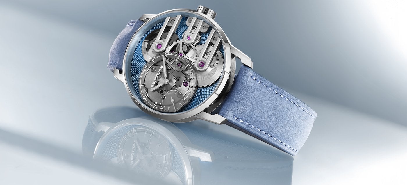 Armin Strom presents Gravity Equal Force Ultimate Sapphire Blue