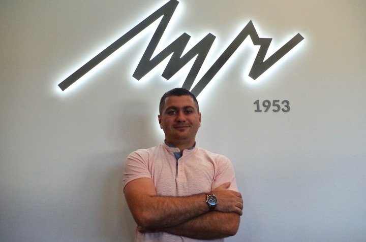 Rafik Sarkisian, development manager at the Luch factory in Minsk (Belarus) since 2020