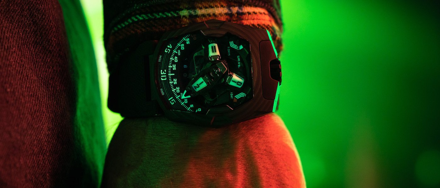 Urwerk's new UR-220 SL Asimov: Lights in the night