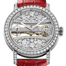 Golden Bridge round 39 mm diamonds by Corum