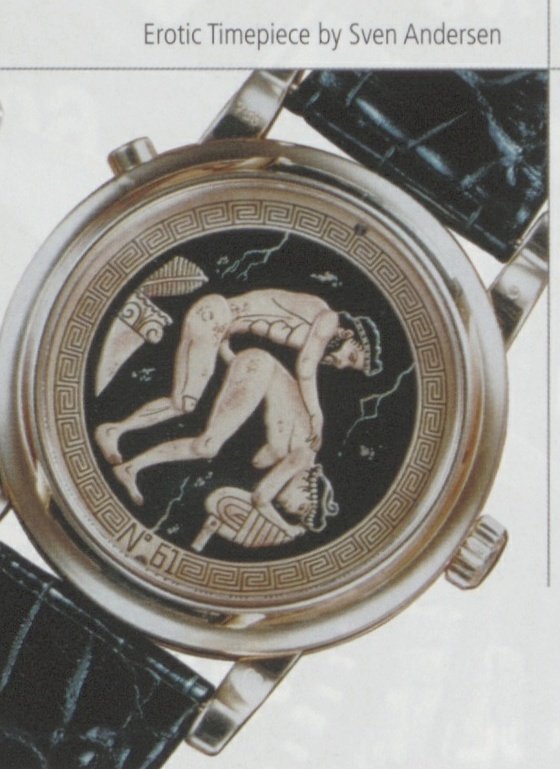 Svend Andersen's erotic automaton watches: sensitive souls, please avert your eyes!