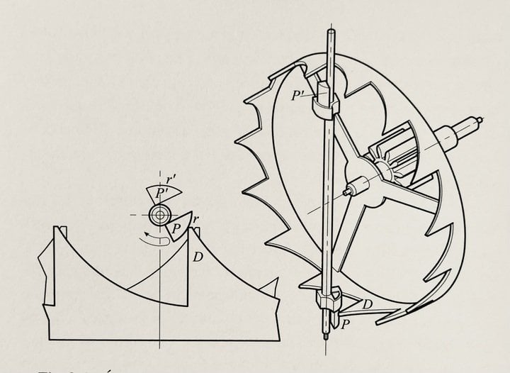 John Harrison (1693-1776): crown-wheel escapement for the H4 marine chronometer. Page 146.