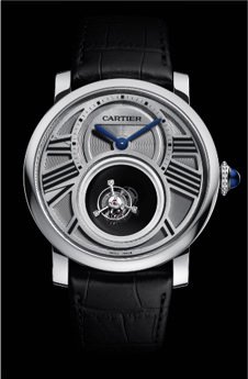 ROTONDE DOUBLE TOURBILLON MYSTÉRIEUX by Cartier