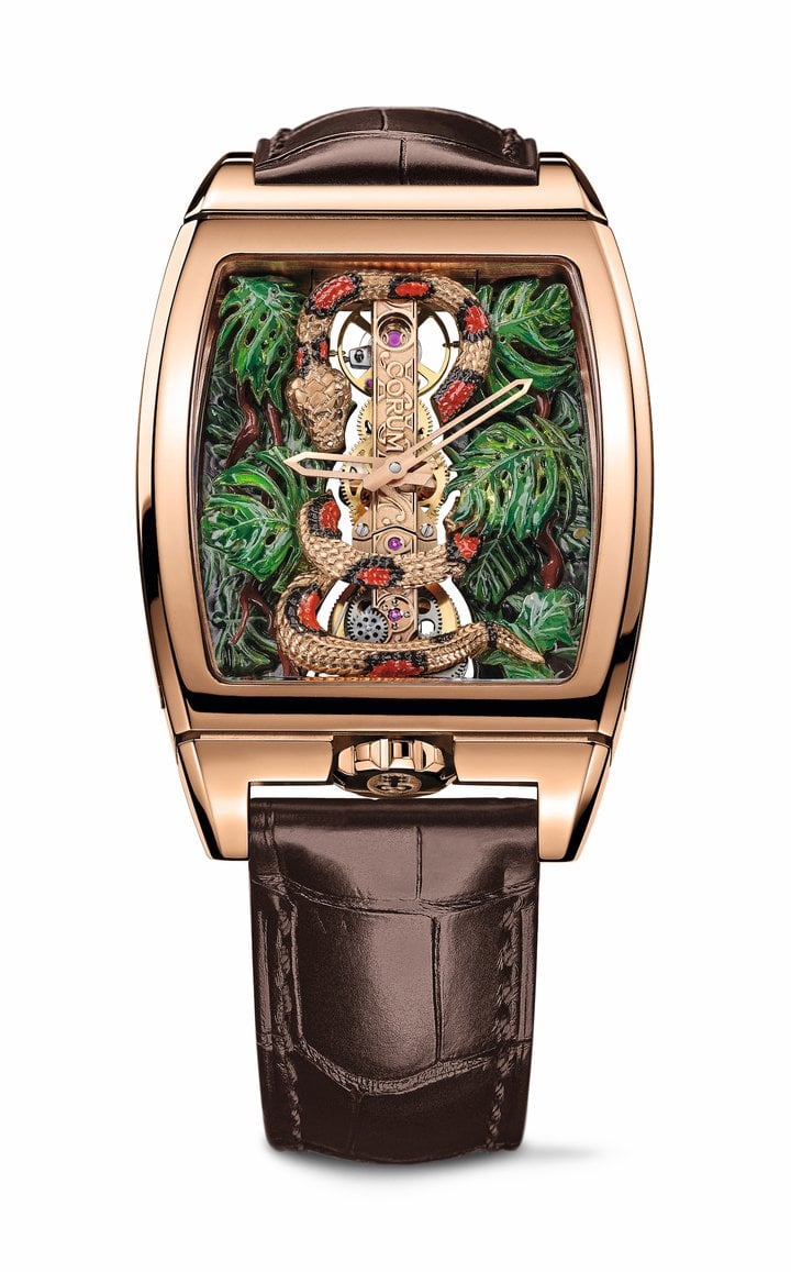 Corum unveils the Golden Bridge “Serpent” unique piece