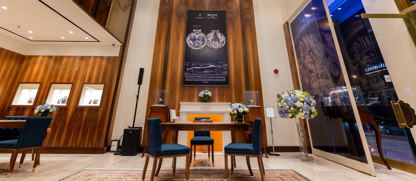 A first Bovet boutique in the Kingdom of Saudi Arabia