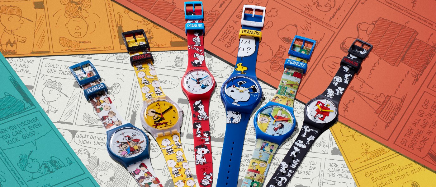 The Gang's all here: Swatch x Peanuts Collection