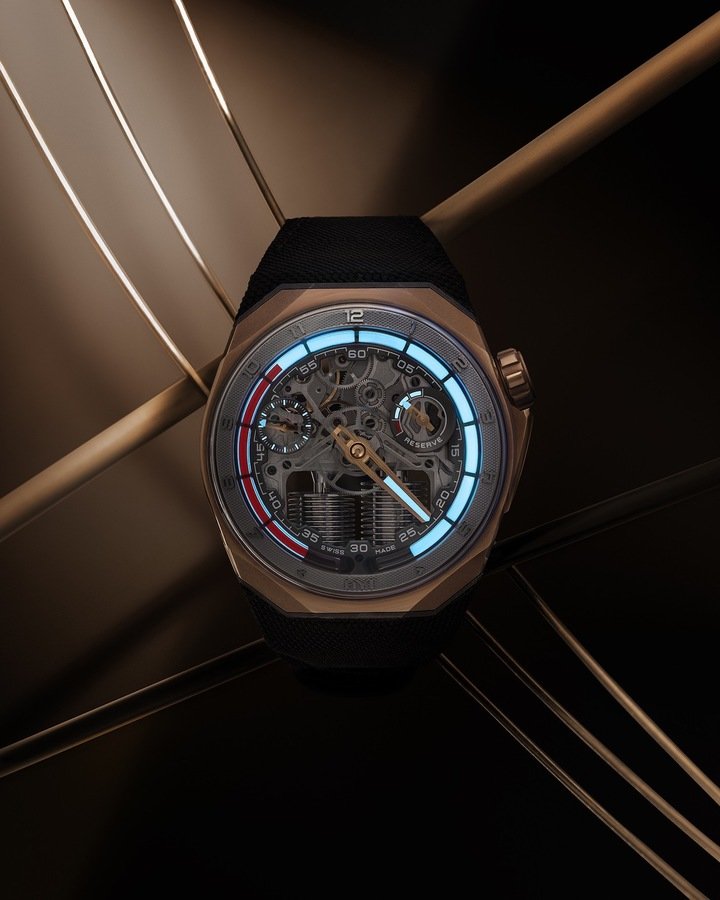 HYT S1 5N Gold Titanium Red: A Fluid Symphony in Scarlet