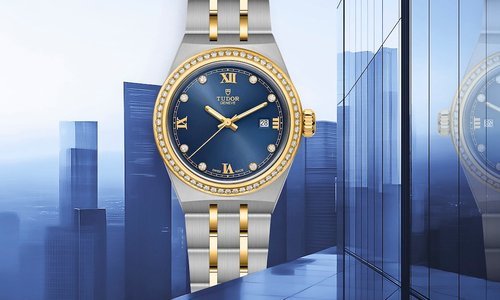 Introducing the new Tudor Royal in blue tones and diamonds