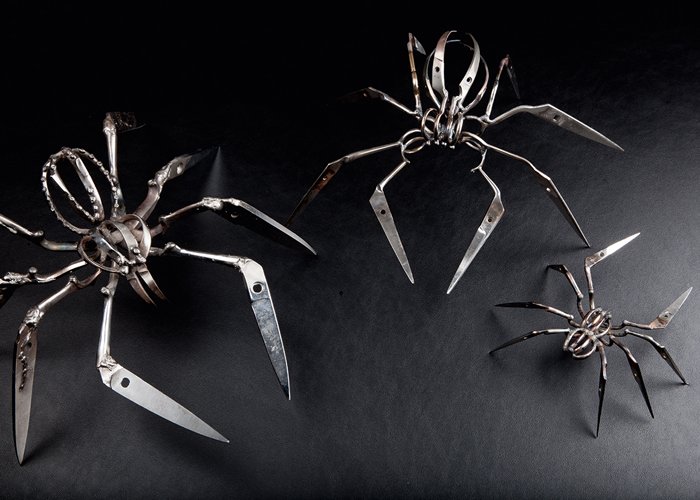 Scissor Spiders by Christopher Locke