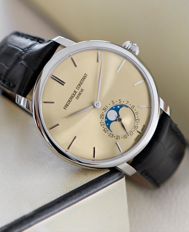 SLIMLINE MOONPHASE MANUFACTURE by Frédérique Constant