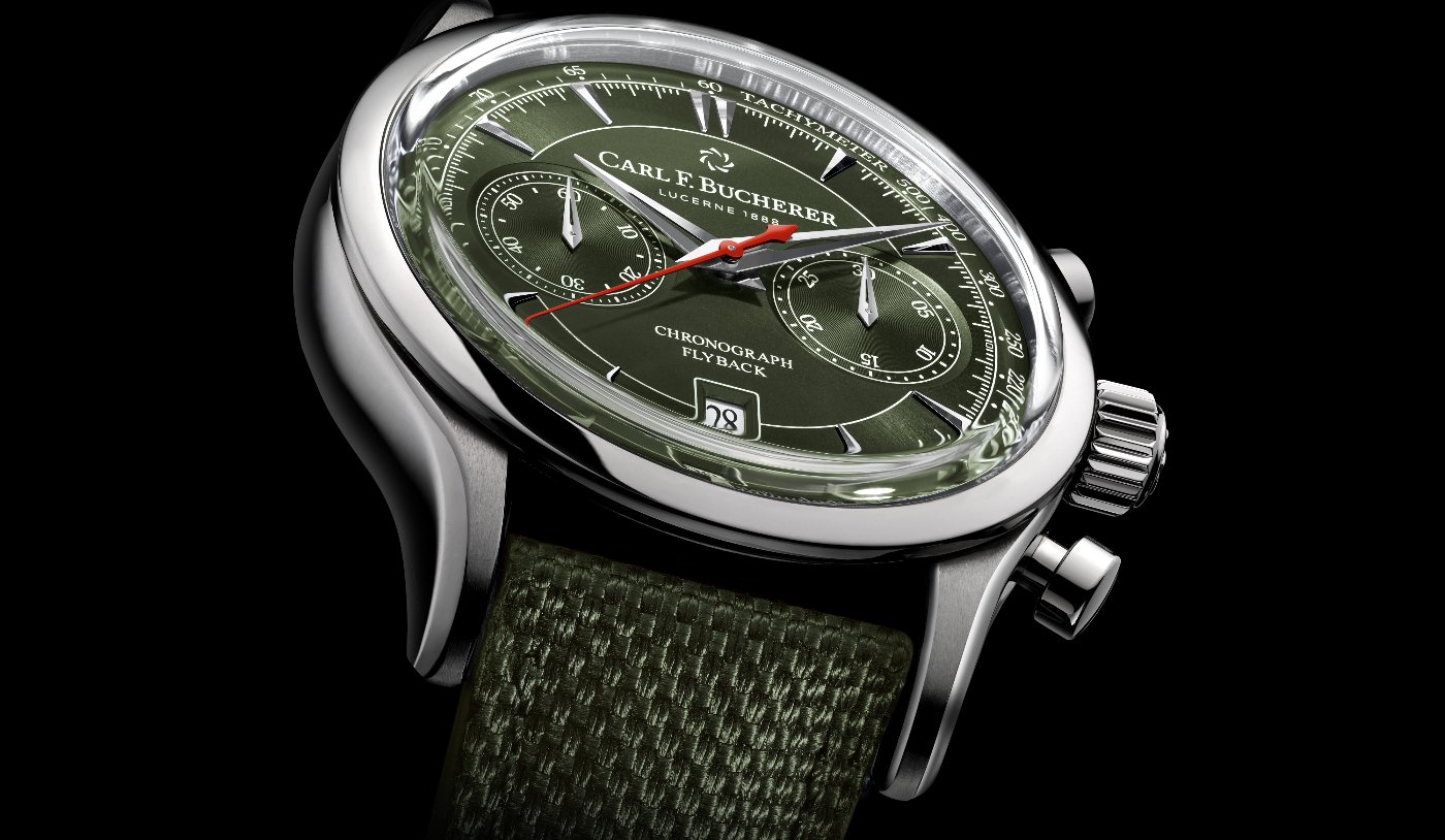 Carl F. Bucherer presents the Manero Flyback Green