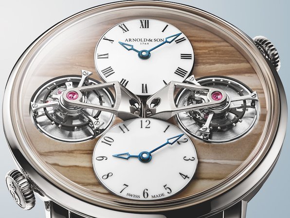 Arnold & Son x Chronopassion's one-off Double Tourbillon ‘Landscape'