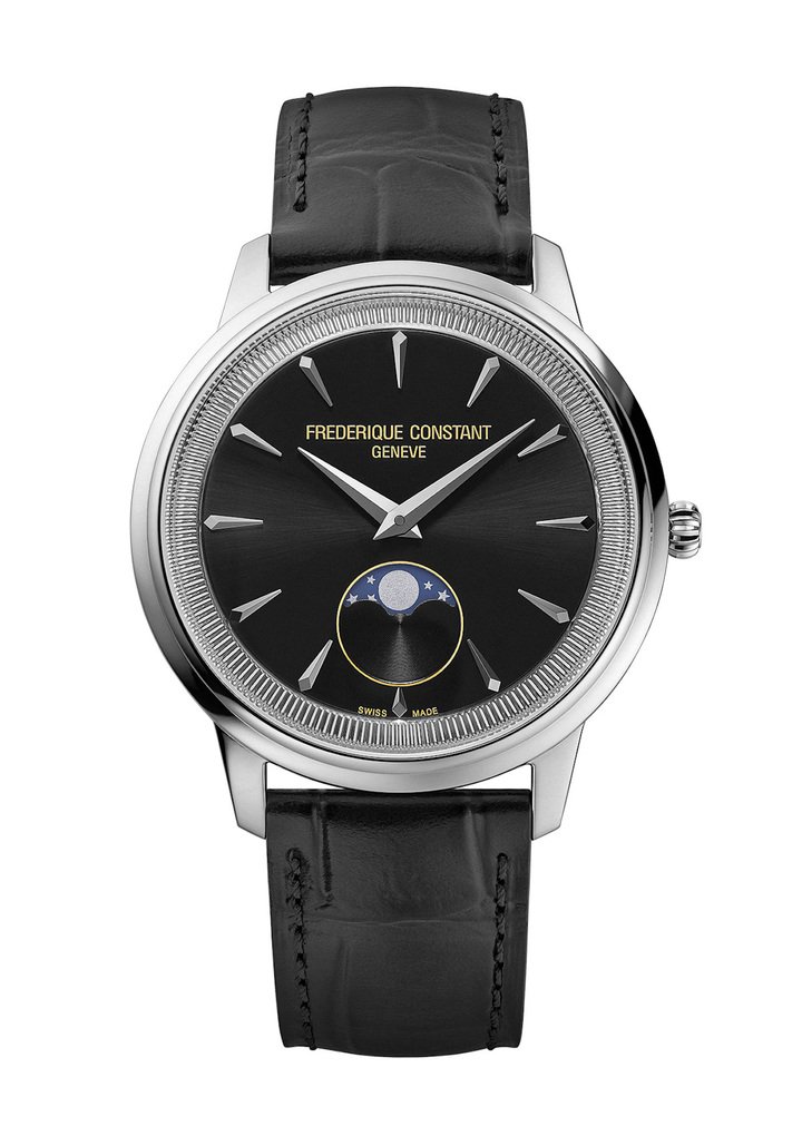 Frederique Constant Classics Moneta Moonphase elevates quartz appeal