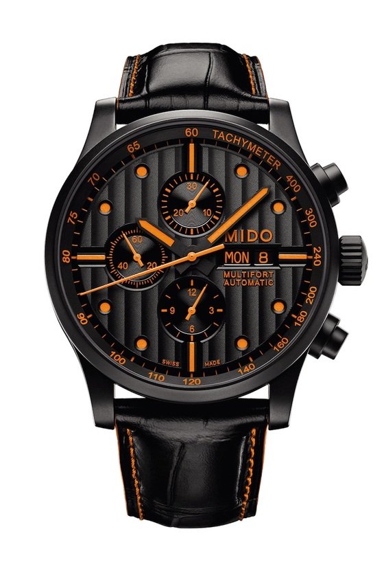 Mido - Introducing the Multifort Special Edition Orange Chronograph 