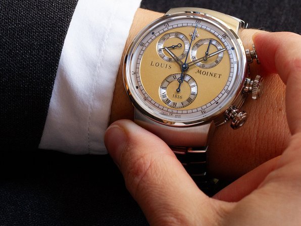 Louis Moinet unveils a new champagne edition of the 1816 Chronograph