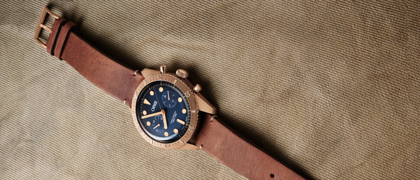 Oris Releases Special Carl Brashear Chronograph in Bronze