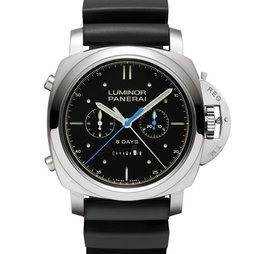 LUMINOR 1950 RATTRAPANTE 8 DAYS TITANIO by Panerai 