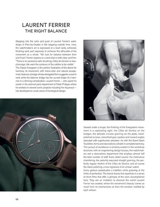 Laurent Ferrier's steady rise to success