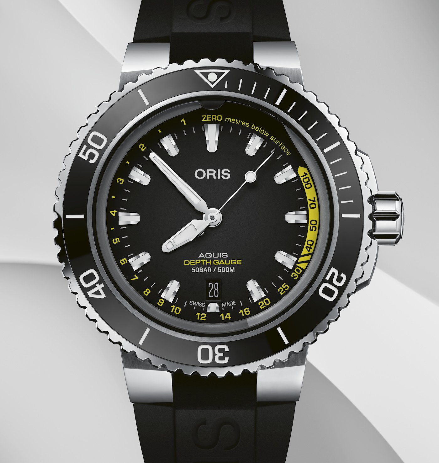 Oris: back into the deep with the Aquis Depth Gauge