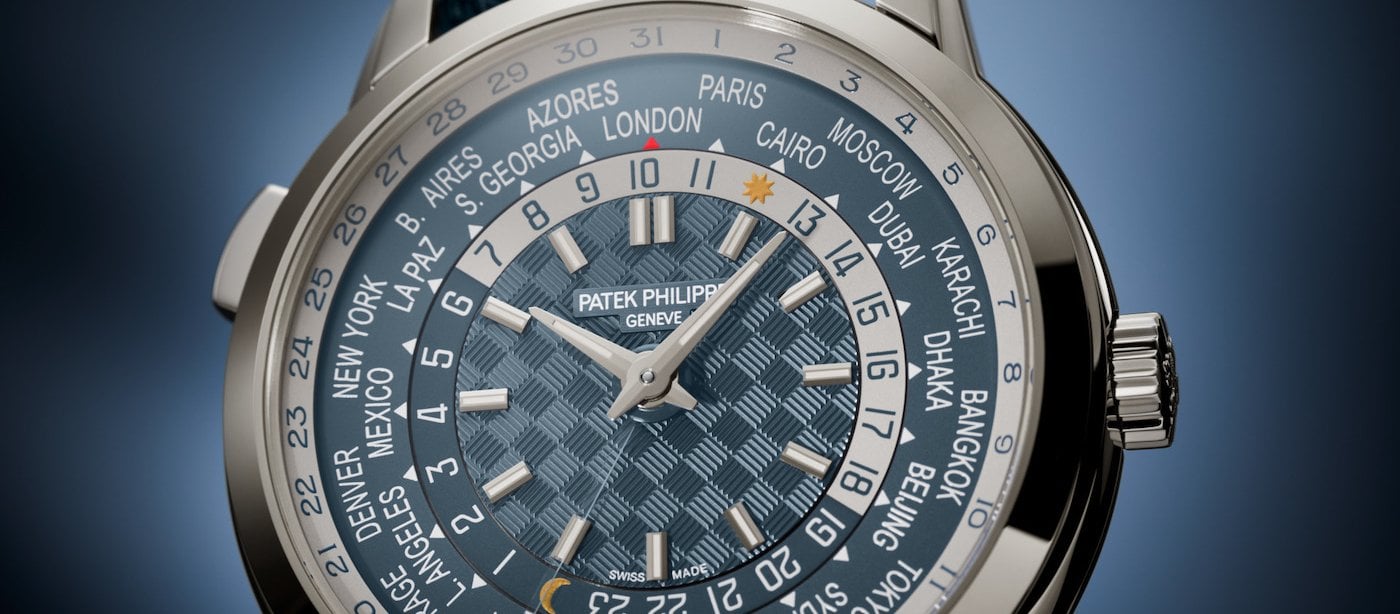 Patek Philippe World Time boasts world-first date display