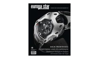 En couverture du Magazine Europa Star Juin/Juillet 2014: URWERK - Dark Knight et Iron Knight, vigoureuse rencontre entre passé et futur