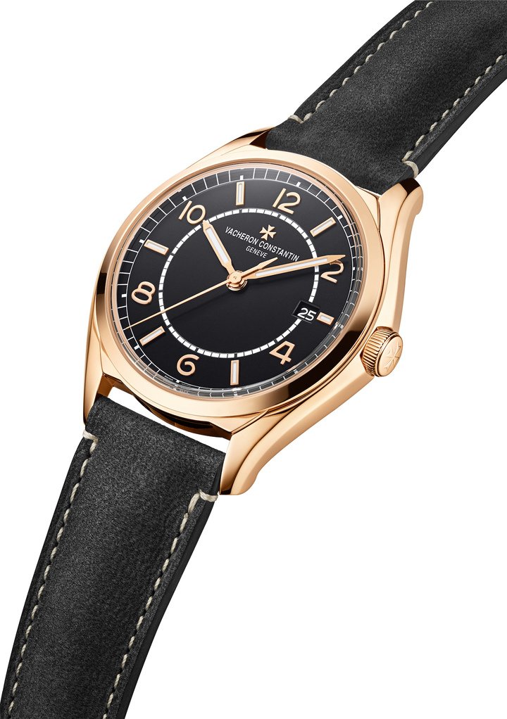 Vacheron Constantin Fiftysix Black Dial self-winding in mid-century style