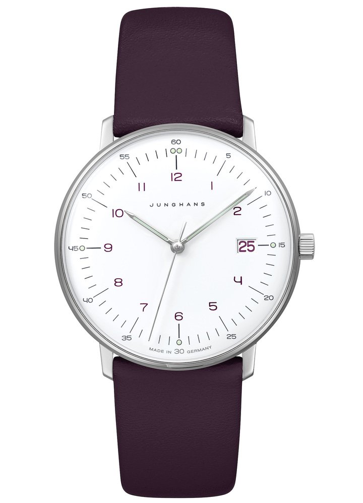 Junghans introduces new max bill Ladies in Blue, Bordeaux, and Green
