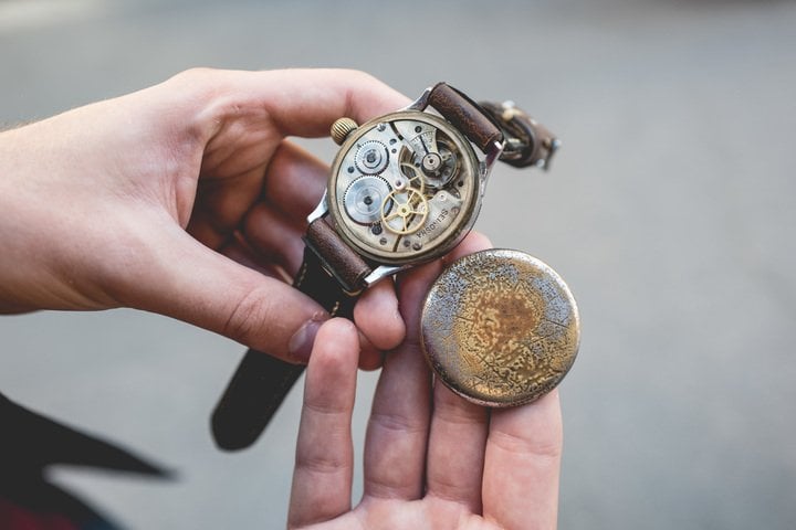 Seikosha Tensoku caliber and caseback