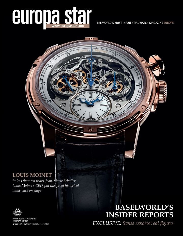In 2015, Louis Moinet graced the cover of Europa Star with the magnificent Memoris model. “My story is not at all typical…” began the accompanying feature article, in an encounter with Jean-Marie Schaller.