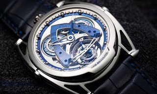 De Bethune: the DB28 Steel Wheels Sapphire Tourbillon