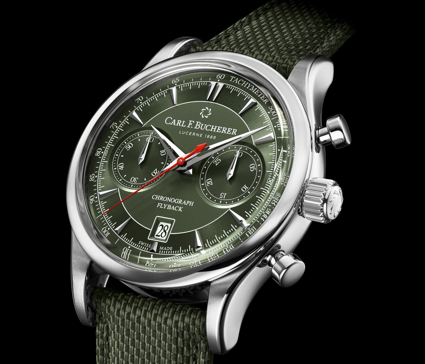 Carl F. Bucherer presents the Manero Flyback Green