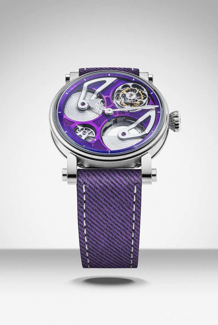 Speake Marin unveils the Openworked Tourbillon Purple Hour