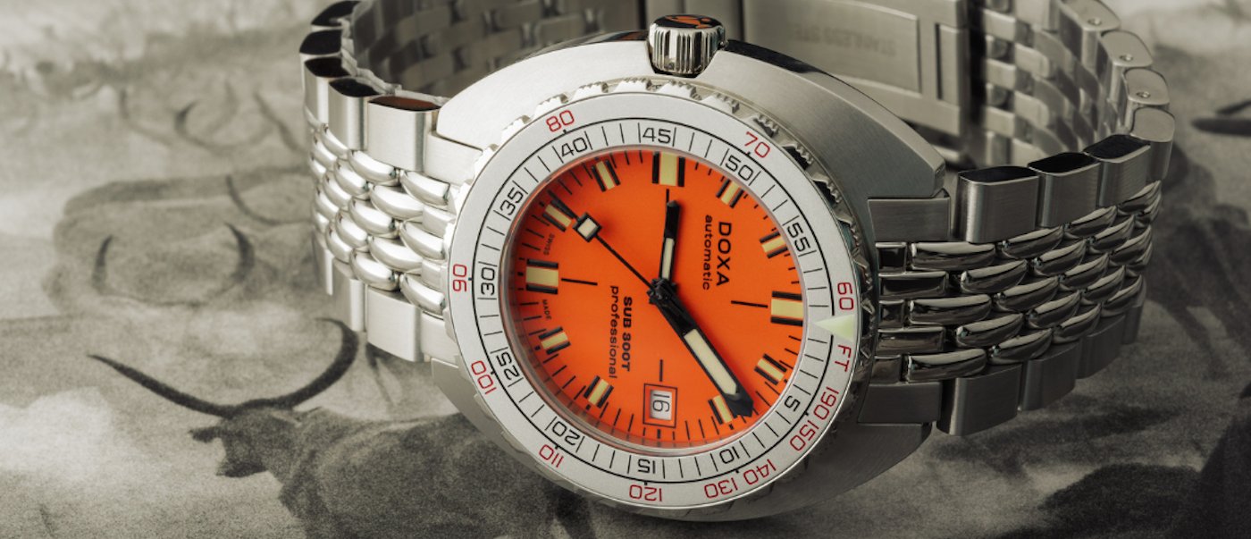 Doxa introduces the Sub 300T Aristera limited edition for left-handers