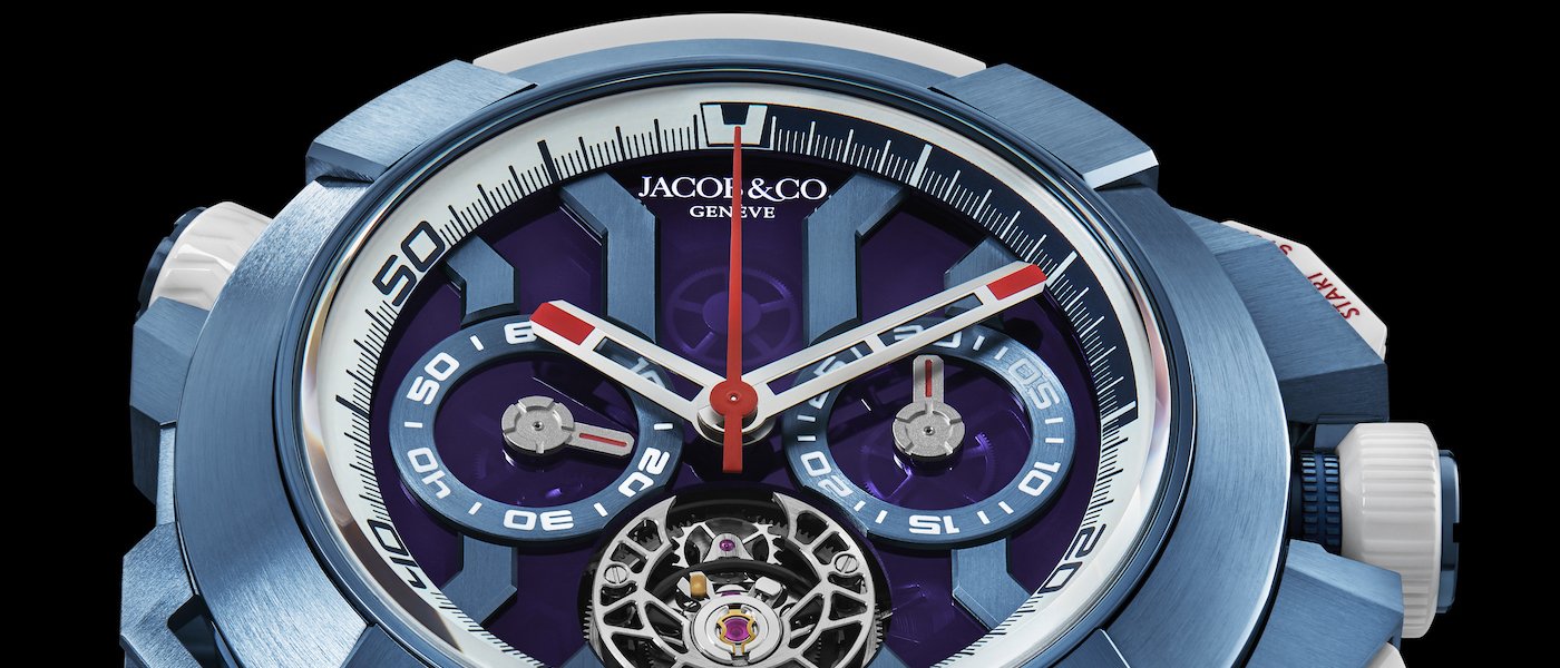 Jacob & Co. chooses blue for its Epic X Chrono Tourbillon