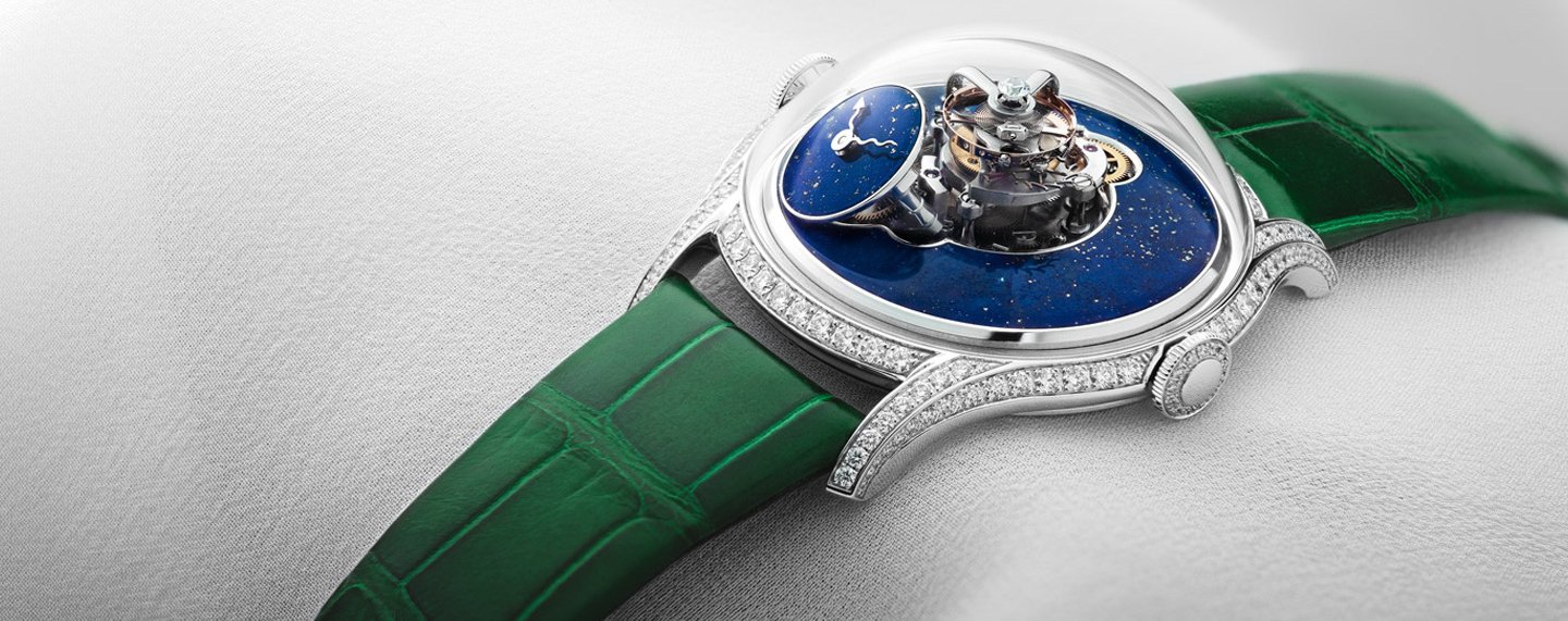 A powerful new MB&F with a lapis lazuli dial