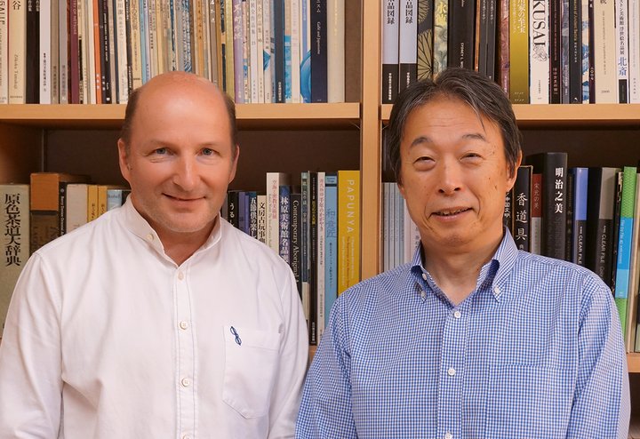 Kari Voutilainen and lacquer artist Tatsuo Kitamura