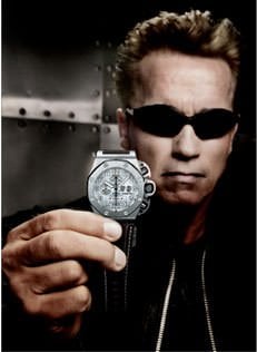 The Terminator wears Audemars Piguet