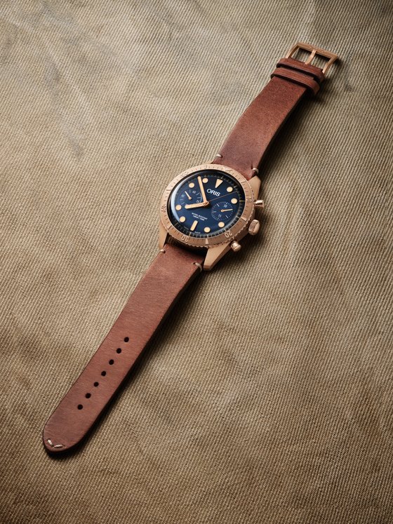 Oris Releases Special Carl Brashear Chronograph in Bronze