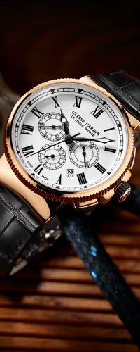 MARINE CHRONOGRAPHE MANUFACTURE by Ulysse Nardin