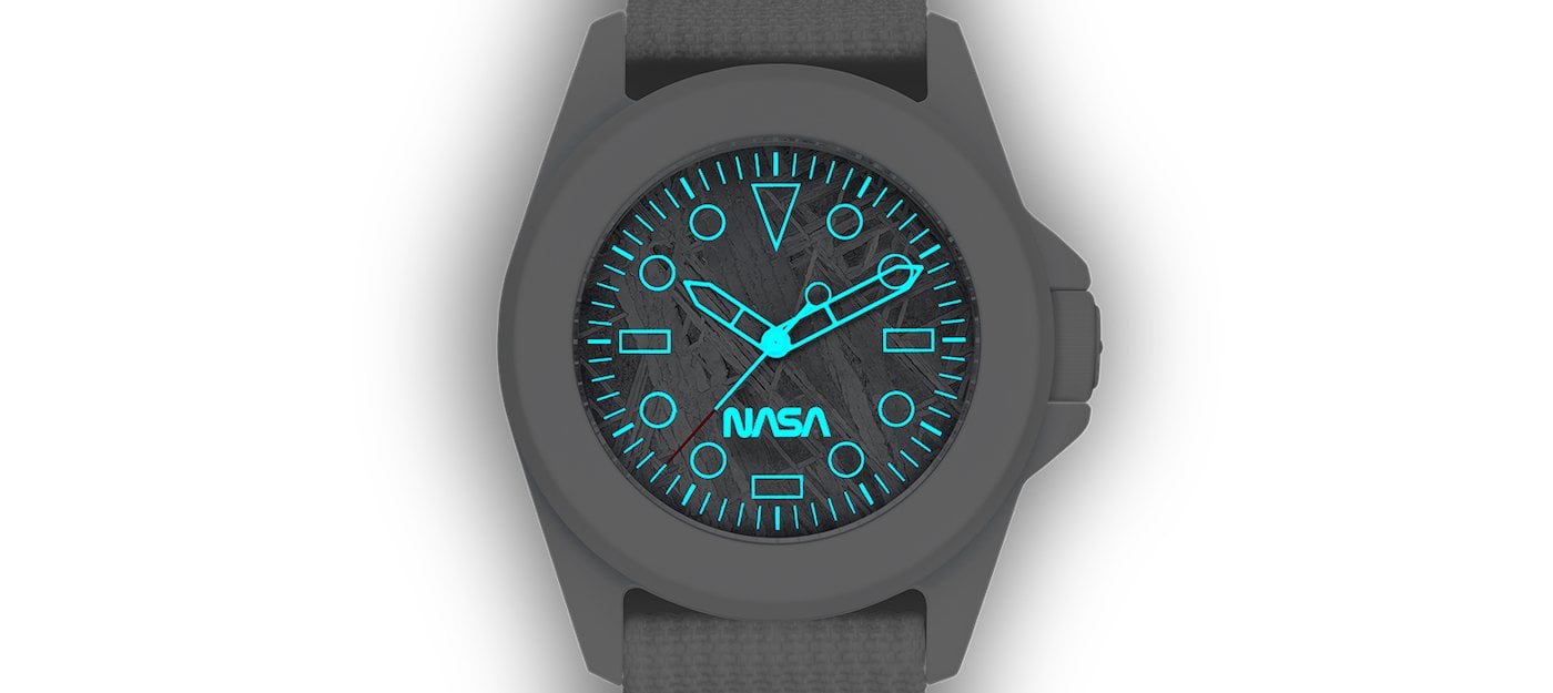 Unimatic x Massena LAB Reveal Cosmic Rarity: Meteorite-Dial Titanium U4S-T-SPW