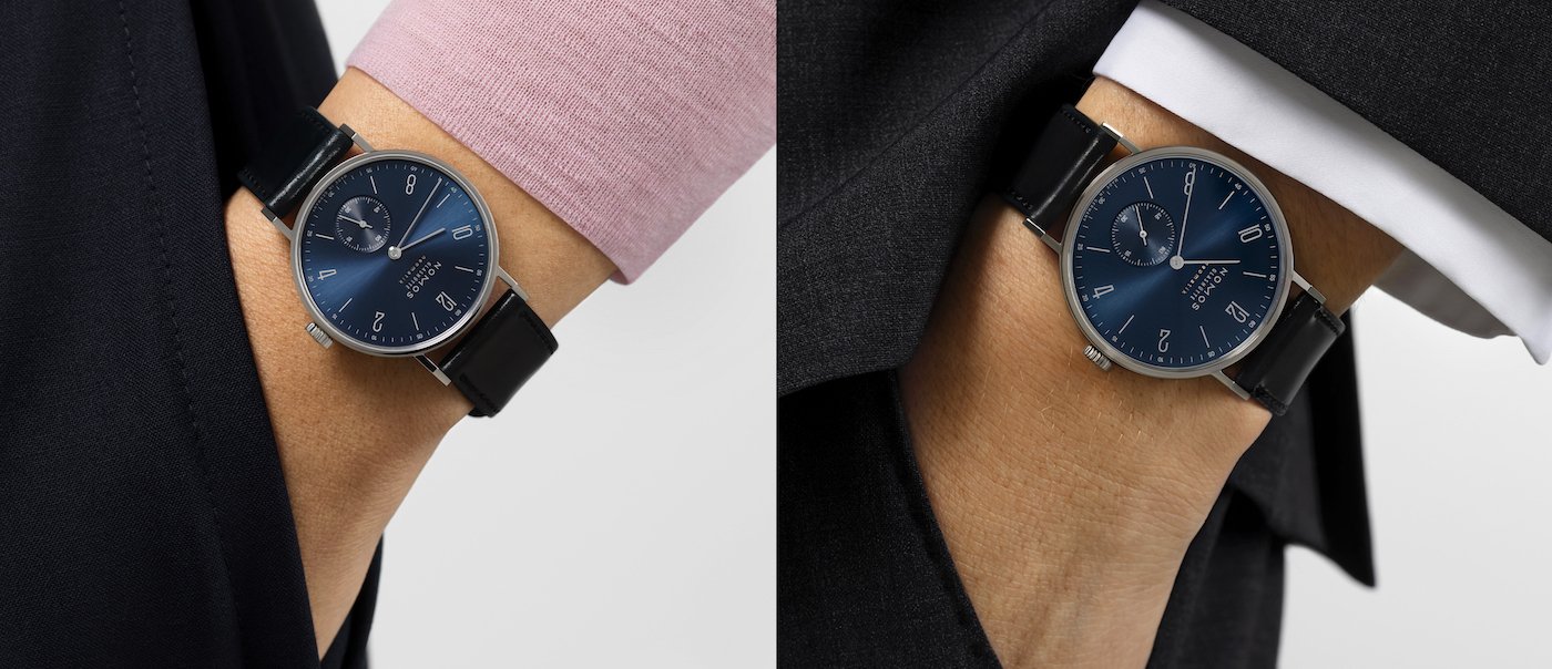 Nomos Tangente neomatik blue gold