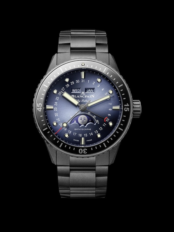 Blancpain New Bathyscaphe Quantième Complet Phases de Lune