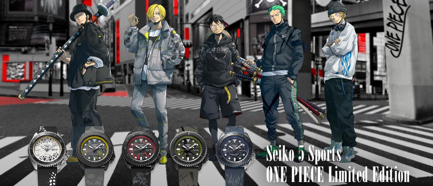 Presenting the Seiko 5 Sports ONE PIECE Limited Edition